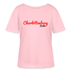 Charlottenburg Berlin - Relaxed Rundhals Frauen Bio-T-Shirt - Hellrosa
