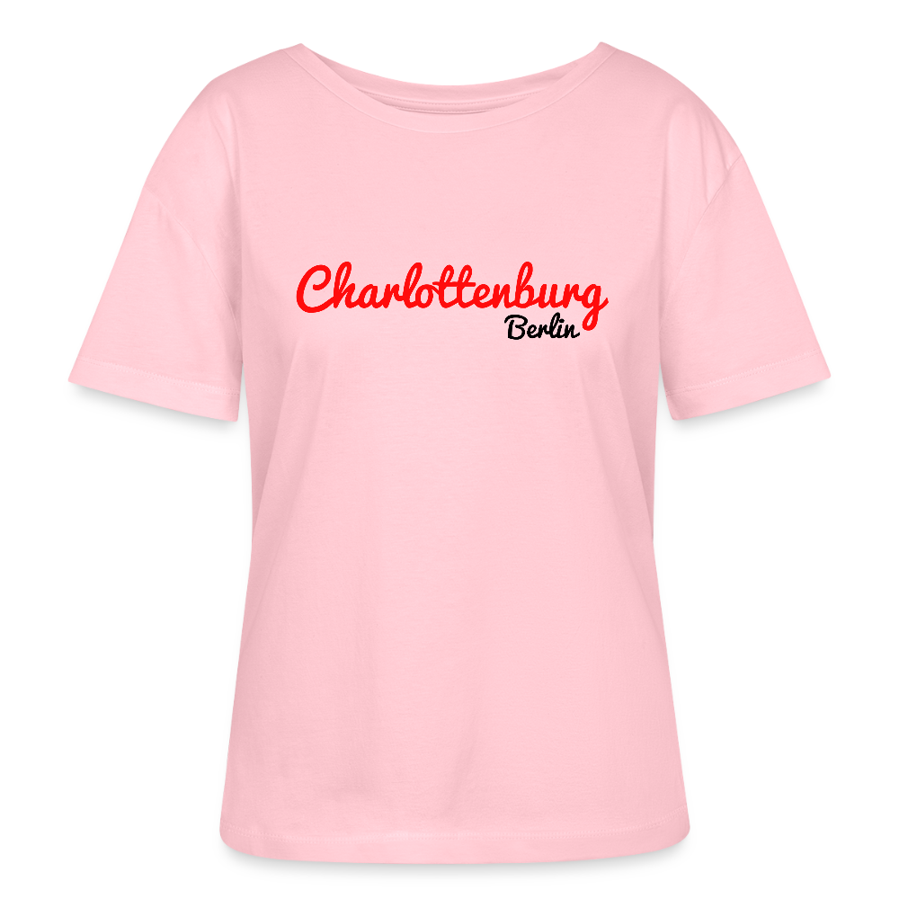 Charlottenburg Berlin - Relaxed Rundhals Frauen Bio-T-Shirt - Hellrosa