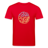 In Form! Rund is 'ne Form! - Unisex Bio T-Shirt - Rot