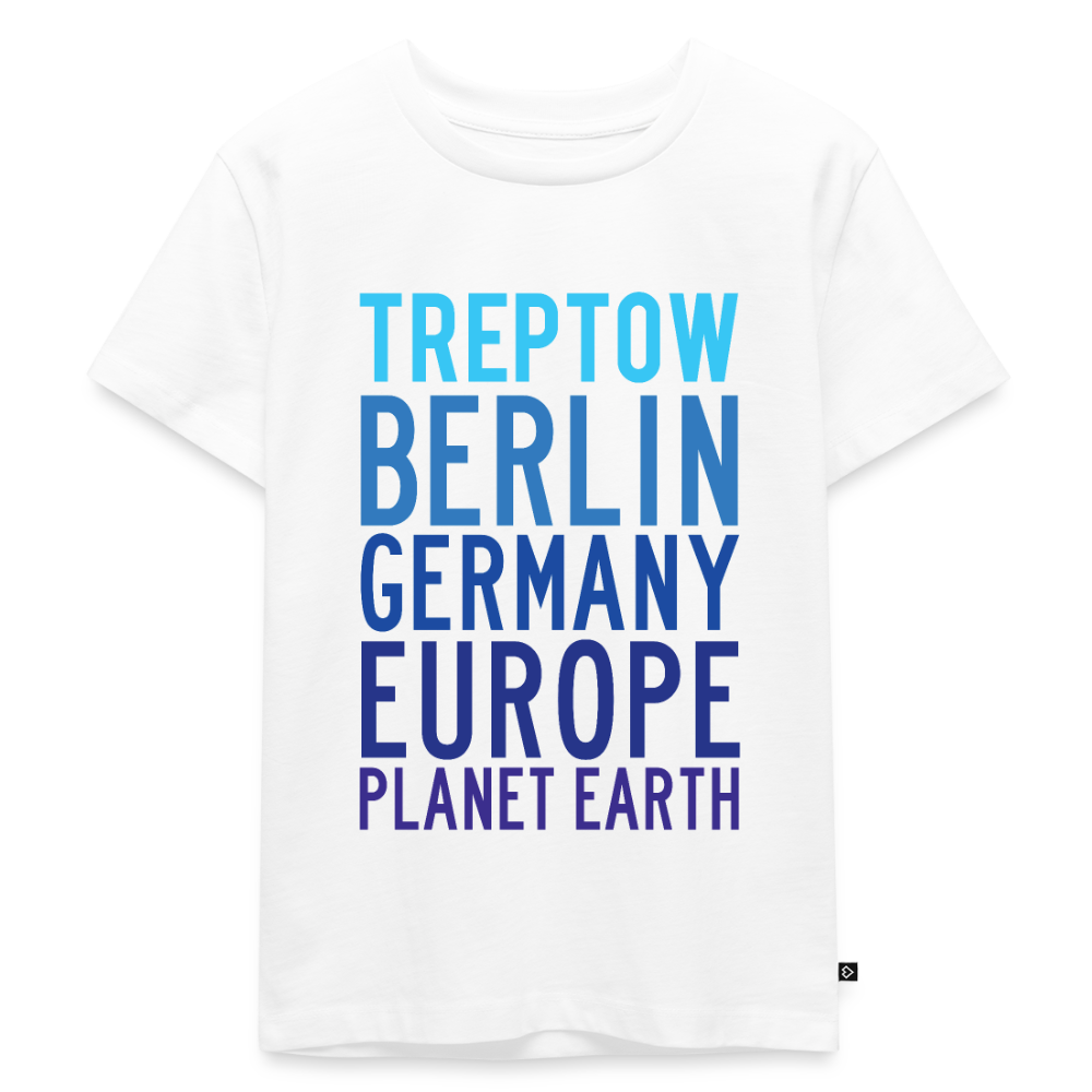 Treptow Planet Earth - Kinder Premium T-Shirt - Weiß