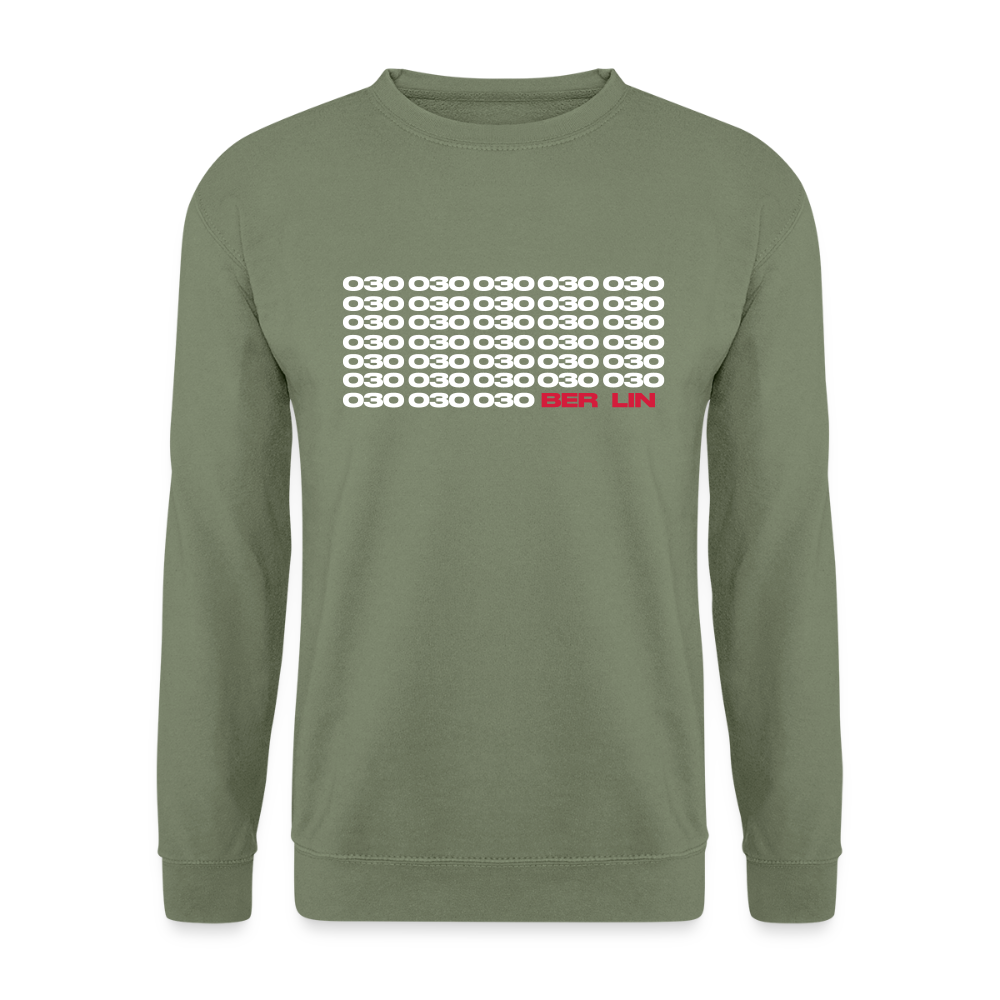 030 Berlin - Unisex Pullover - Armeegrün