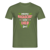 Meene Bagasche Ick Lieb Sie - Männer Premium T-Shirt - Militärgrün