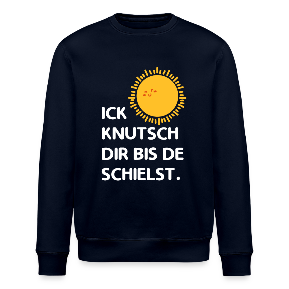 Ick knutsch dir Sonne! - Unisex Bio Sweatshirt - Navy