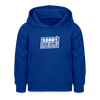 Sorry, ick bin spät. Hatte keen Bock. - Kinder Hoodie - Royalblau