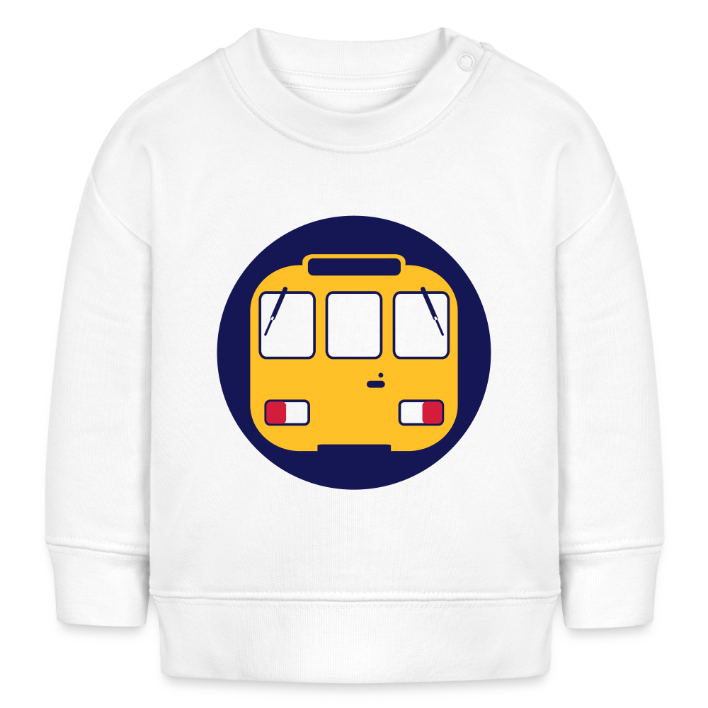 U-Bahntunnel - Baby Bio Pullover - Weiß