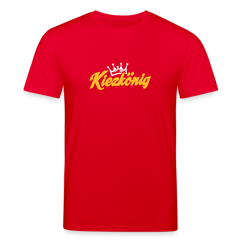 Kiezkönig - Unisex Bio T-Shirt - Rot