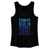 Steglitz Planet Earth - Frauen Bio Tank Top - Schwarz