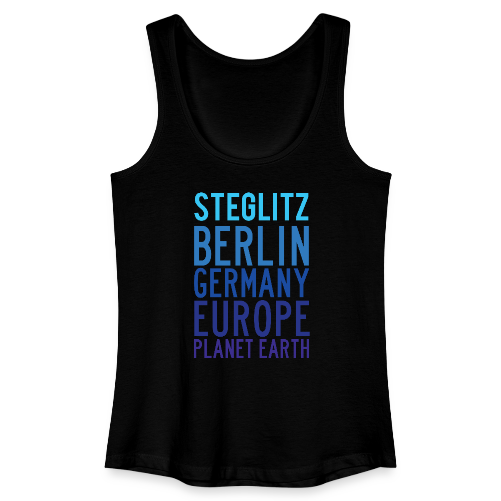 Steglitz Planet Earth - Frauen Bio Tank Top - Schwarz
