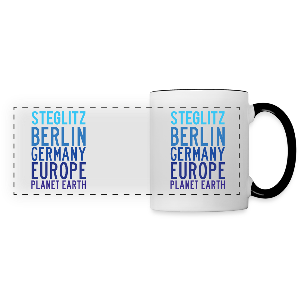 Steglitz Planet Earth - Tasse zweifarbig - Weiß/Schwarz