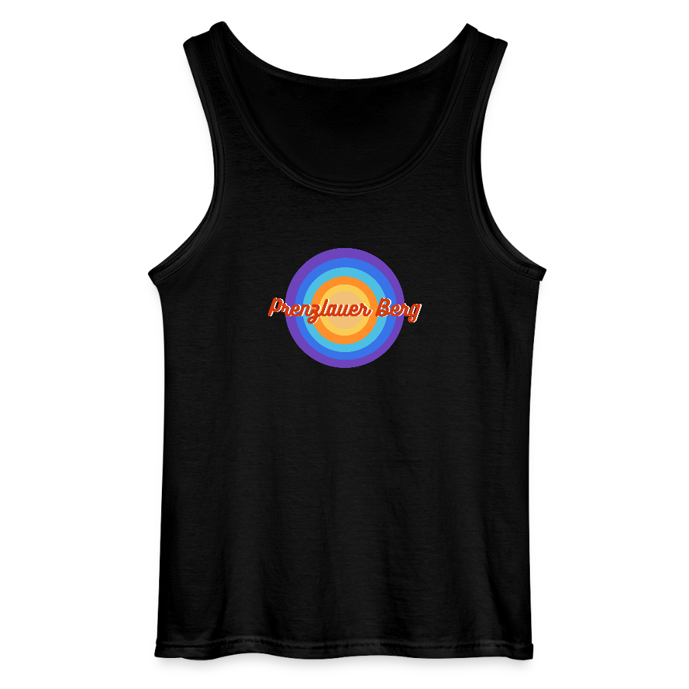 Prenzlauer Berg Retro - Männer Tank Top - Schwarz