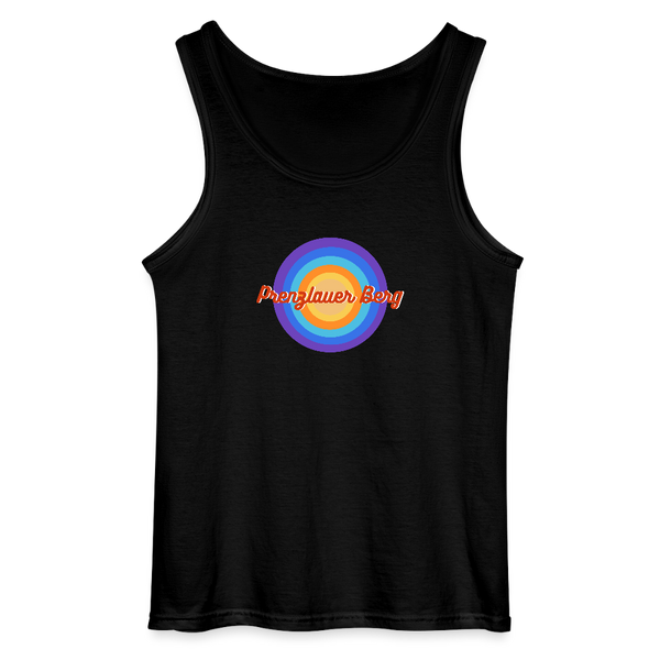 Prenzlauer Berg Retro - Männer Tank Top - Schwarz