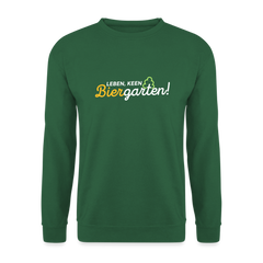 Leben, keen Biergarten! - Unisex Pullover