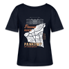 Panama oder Pankow - Relaxed Rundhals Frauen Bio-T-Shirt - Navy