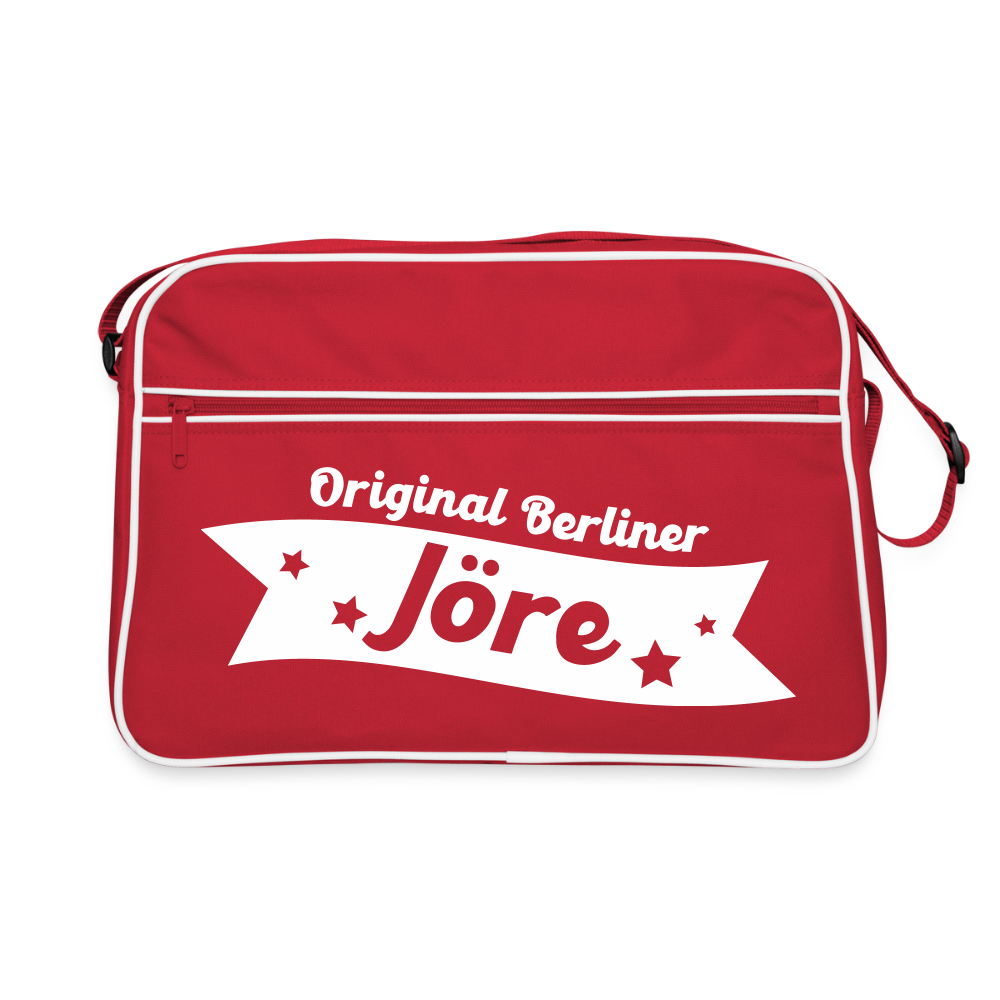 Berliner Jöre - Retro Tasche - Rot/Weiß