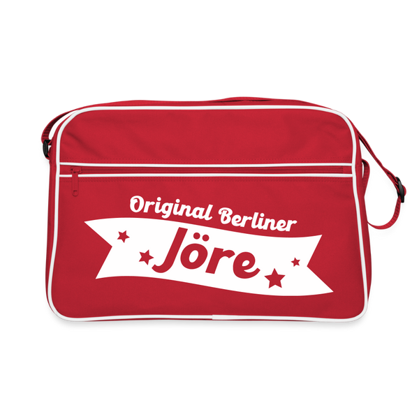 Berliner Jöre - Retro Tasche - Rot/Weiß