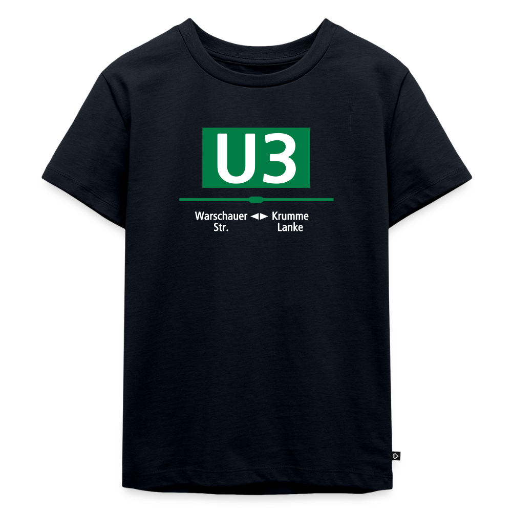 U3 - Kinder Premium T-Shirt - Navy