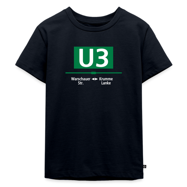 U3 - Kinder Premium T-Shirt - Navy