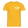 Jlücklich - Männer Premium T-Shirt - Gelb