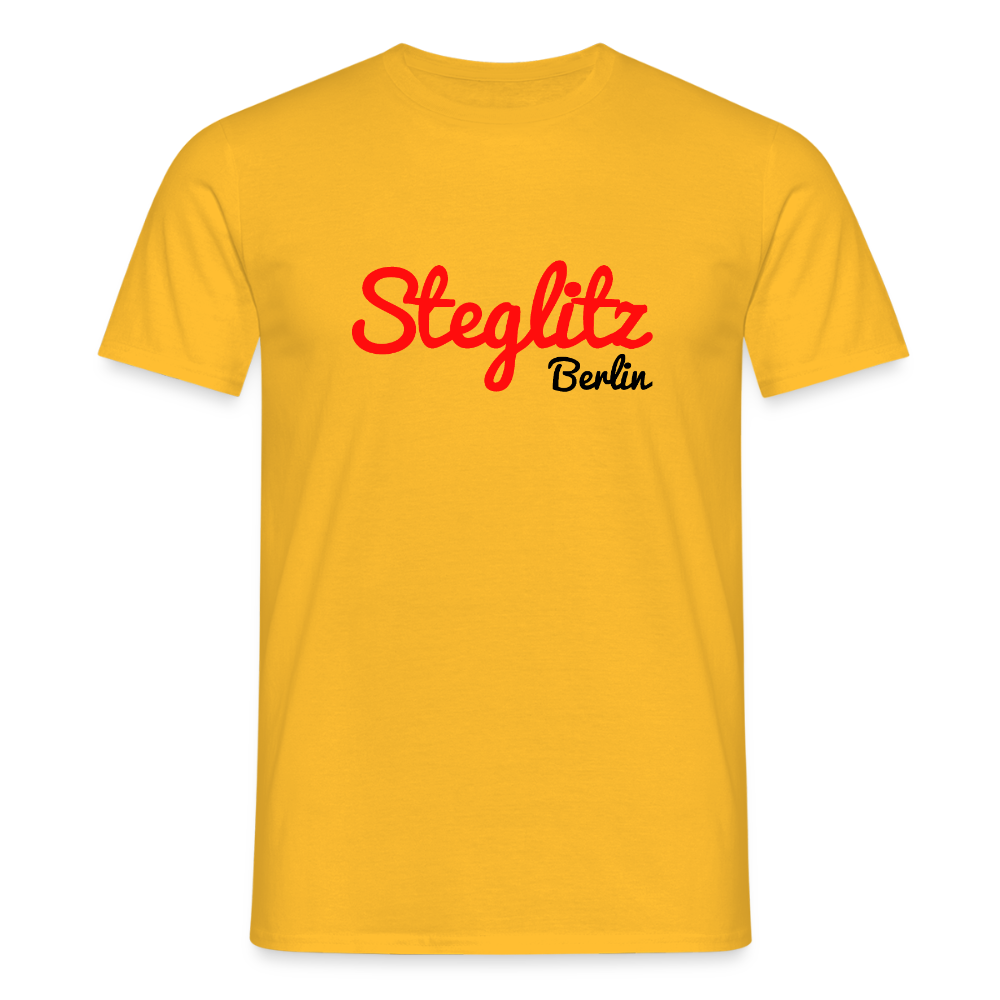 Steglitz Berlin - Männer Premium T-Shirt - Gelb