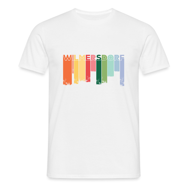 Wilmersdorf Regen - Männer Premium T-Shirt - Weiß