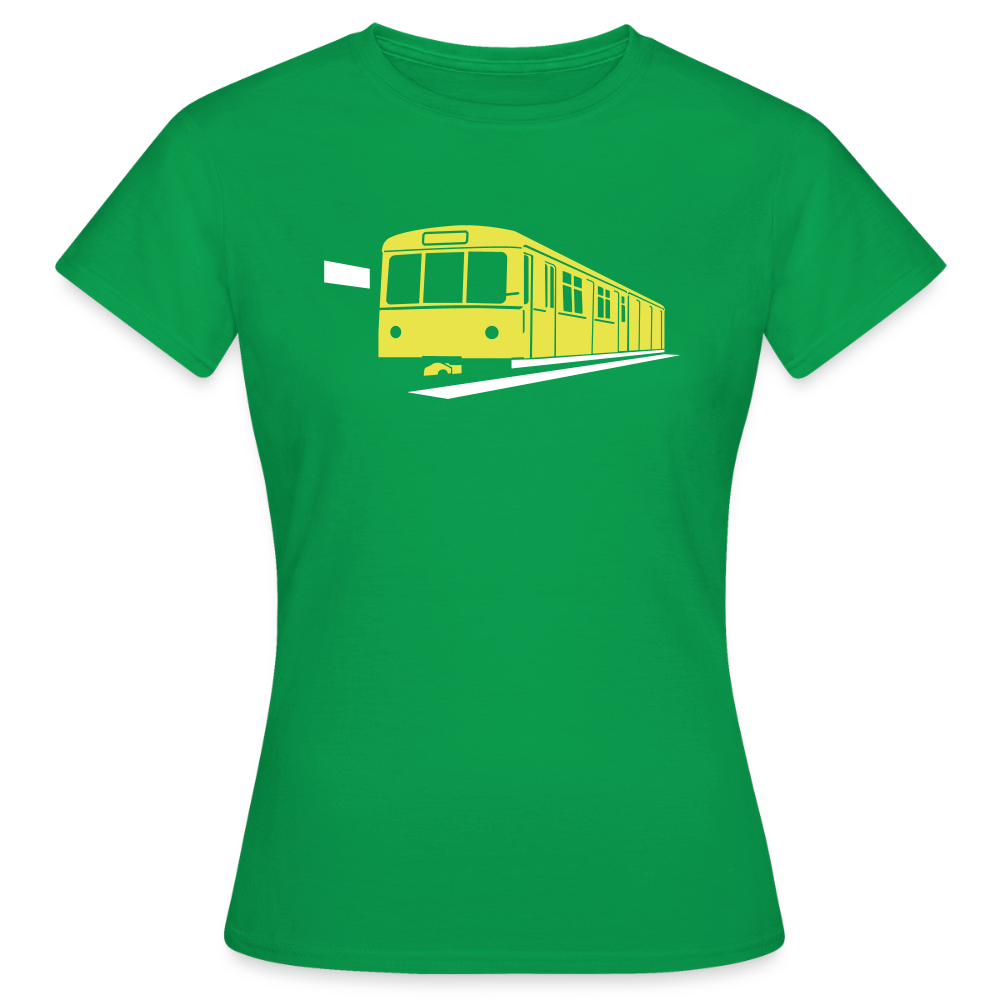 Die U-Bahn kommt - Frauen Premium T-Shirt - Kelly Green