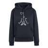 Eiffelturm in Berlin Bonjour - Frauen Premium Hoodie - Navy