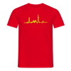 Herzschlag für Fahrradfahrer - Männer Premium T-Shirt - Rot