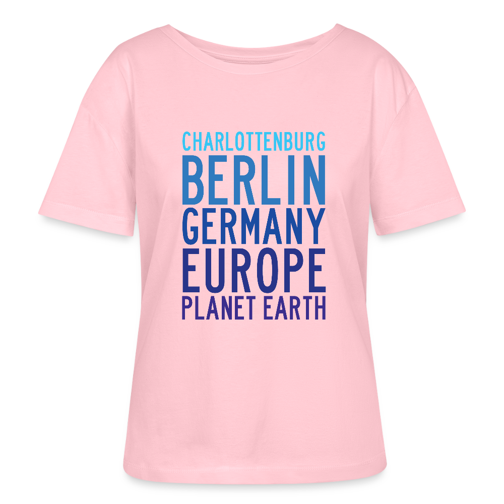 Charlottenburg - Earth - Relaxed Rundhals Frauen Bio-T-Shirt - Hellrosa