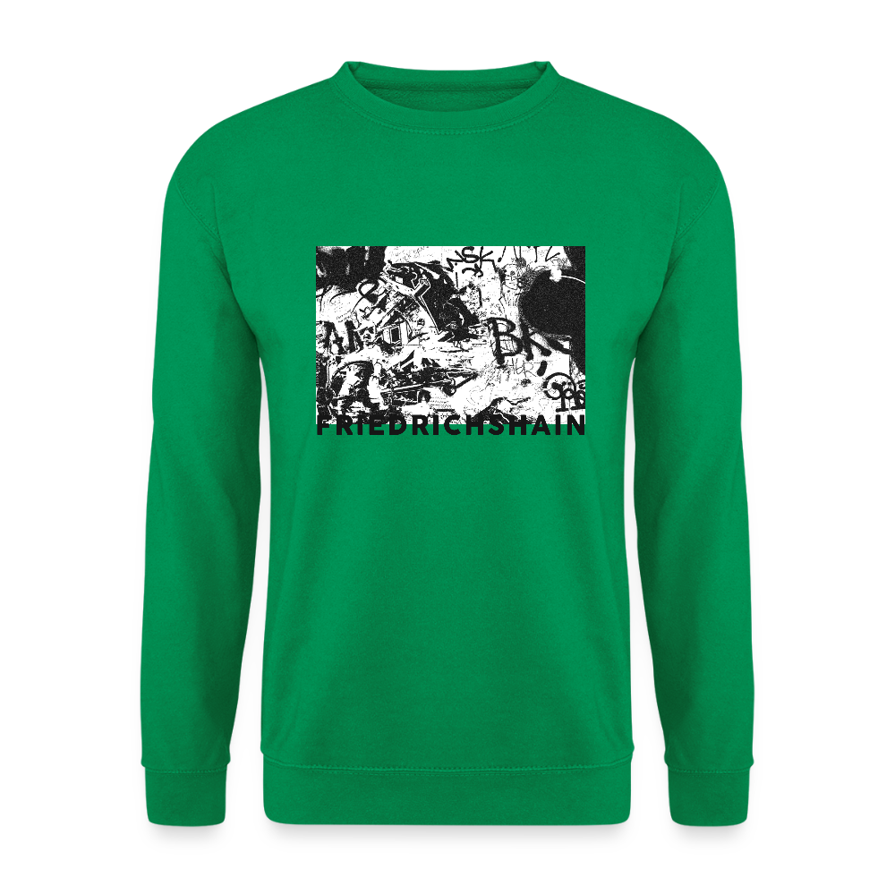Friedrichshain Graffiti - Unisex Pullover - Kelly Green