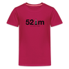 52 m Viktoria Park - Teenager Premium T-Shirt - dunkles Pink