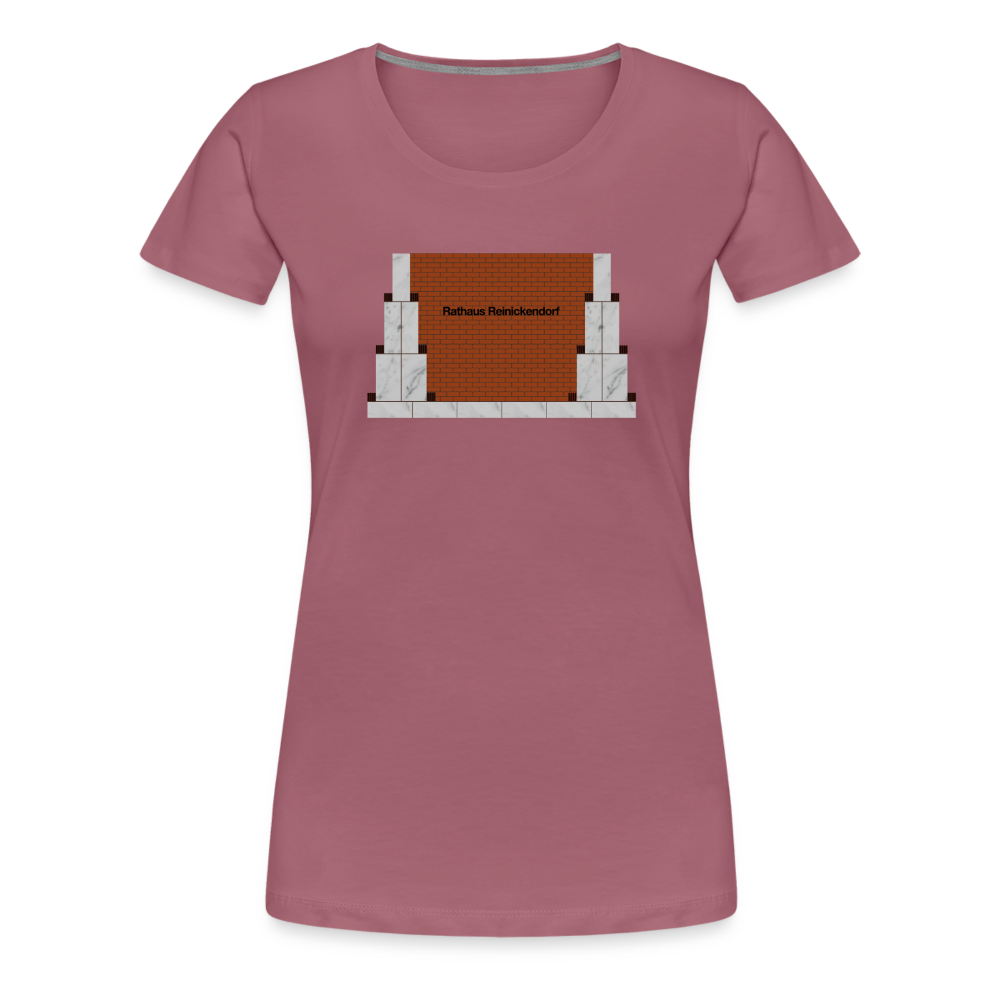 Rathaus Reinickendorf - Frauen Premium T-Shirt - Malve