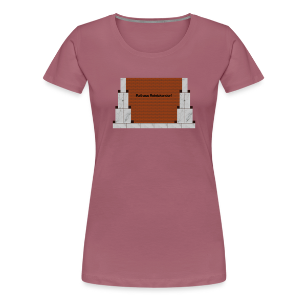 Rathaus Reinickendorf - Frauen Premium T-Shirt - Malve