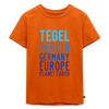 Tegel Planet Earth - Kinder Premium T-Shirt - Orange