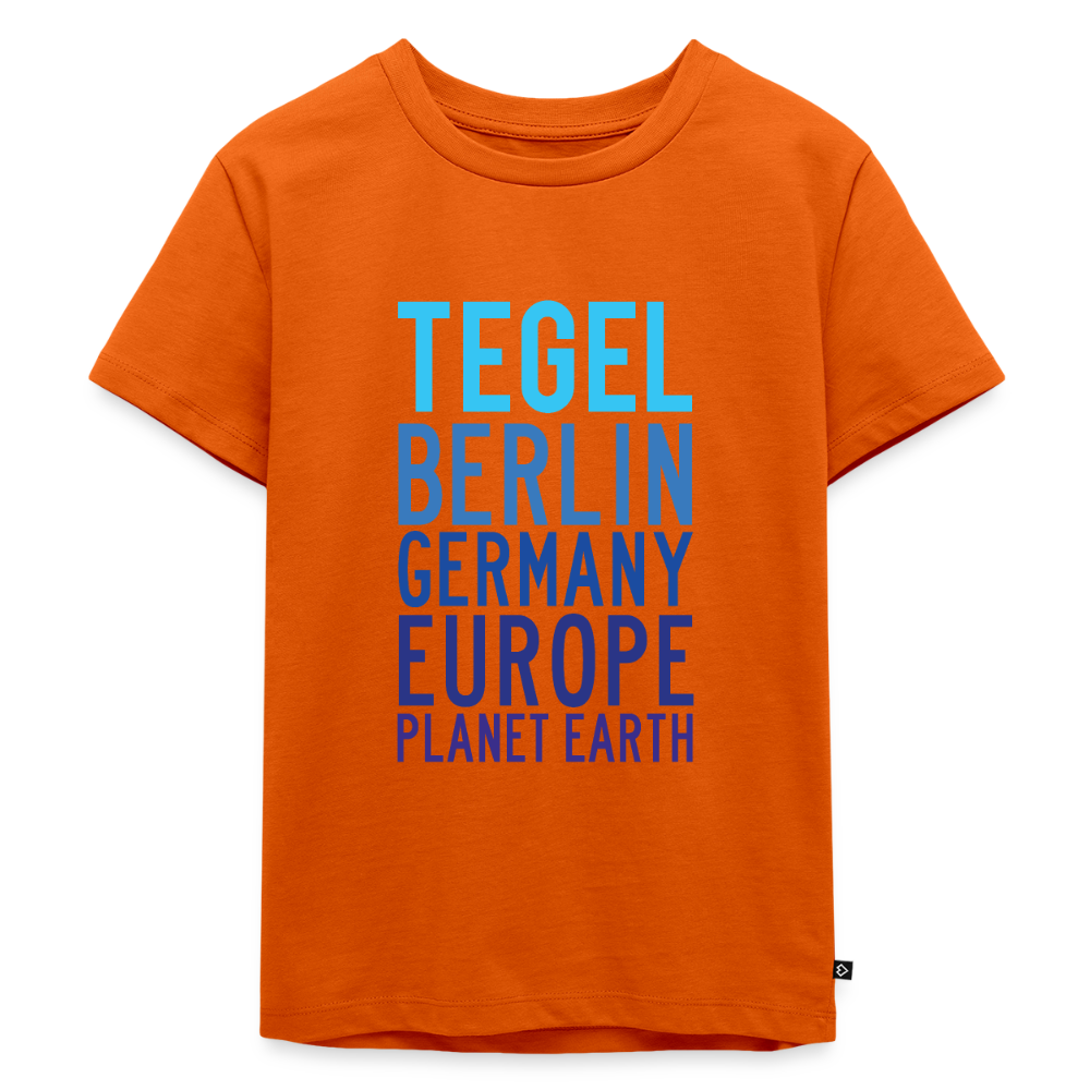 Tegel Planet Earth - Kinder Premium T-Shirt - Orange