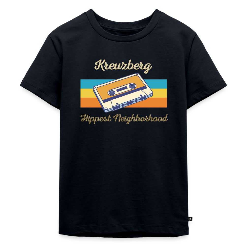 Kreuzberg Hippest Neighborhood - Kinder Premium T-Shirt - Navy