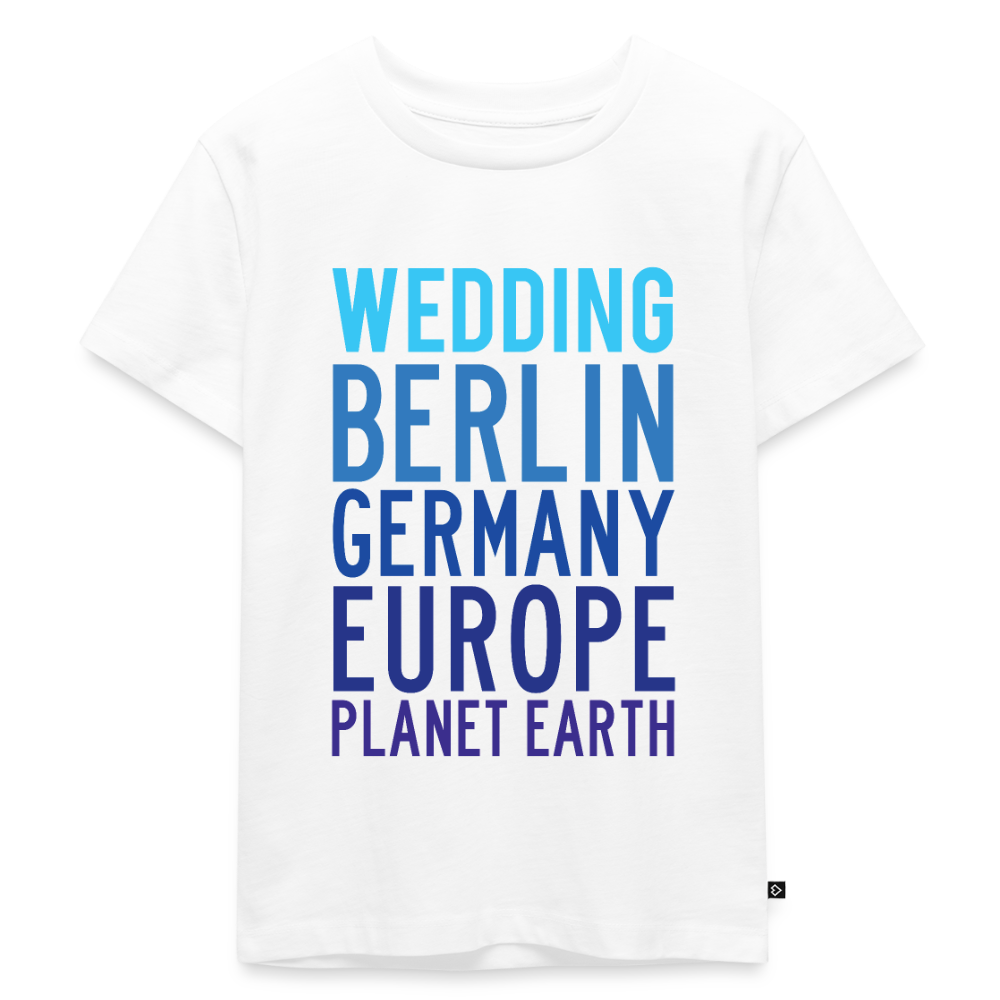 Wedding Planet Earth - Kinder Premium T-Shirt - Weiß