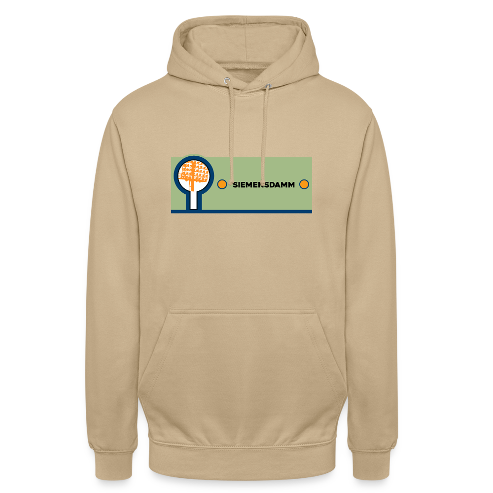 Siemensdamm - Unisex Hoodie - Beige