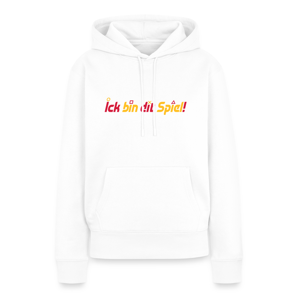Ick bin dit Spiel! - Frauen Premium Hoodie - Weiß