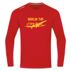 Berlin THF - Männer Sport Langamshirt - Rot