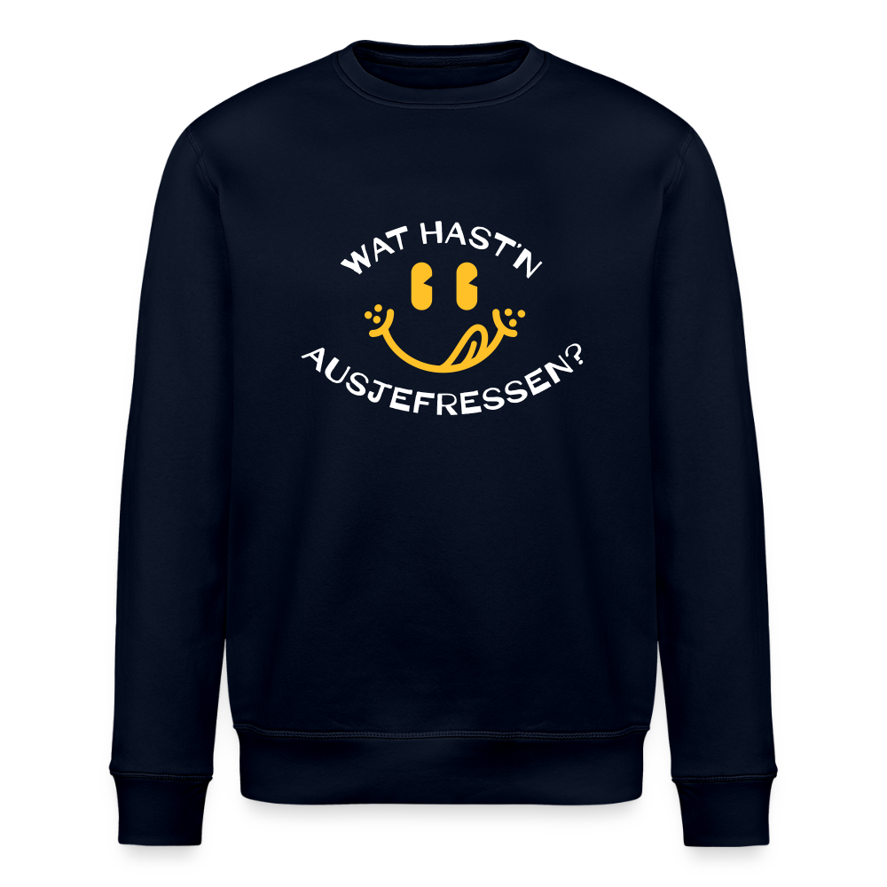 Wat Hast’n Ausjefressen - Unisex Bio Sweatshirt - Navy