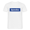 Spandau blau - Männer Premium T-Shirt - Weiß