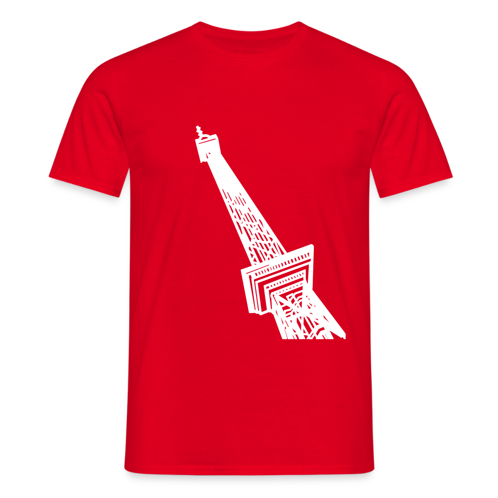 Der Funkturm - Männer Premium T-Shirt - Rot