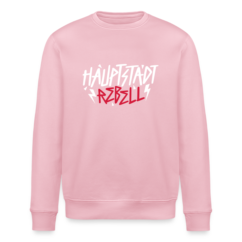 Haupstadt Rebell - Unisex Bio Sweatshirt - Hellrosa