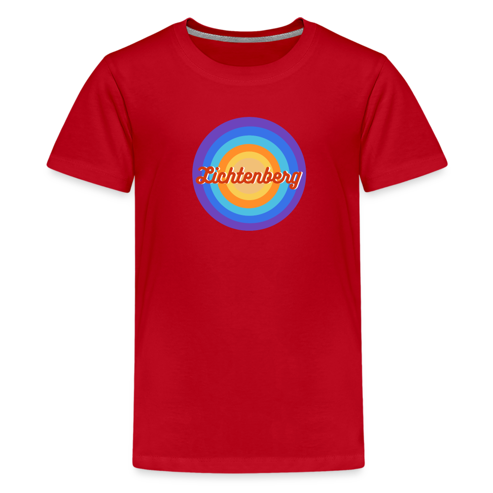 Lichtenberg Retro - Teenager Premium T-Shirt - Rot