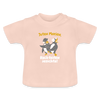 Juten Morjen, Backfeifenjesichta! - Baby T-Shirt - Kristallrosa