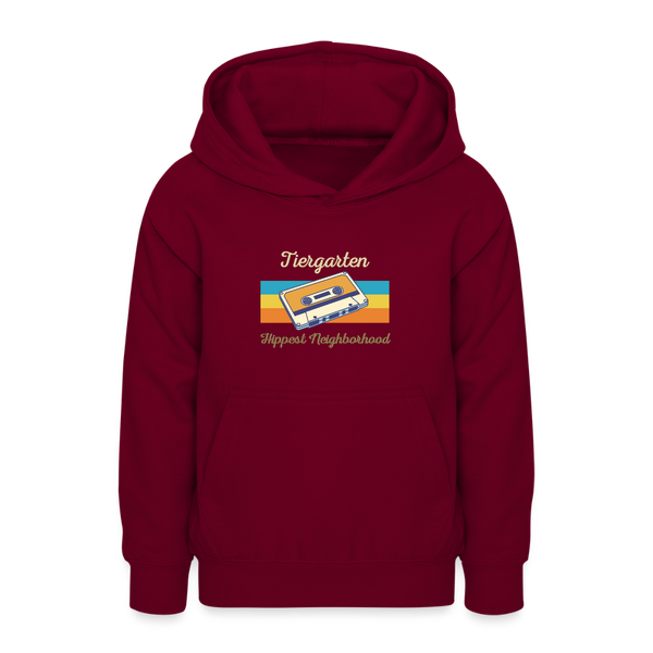 Tiergarten Hippest Neighborhood - Teenager Hoodie - Bordeaux