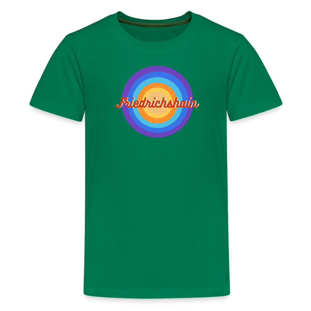 Friedrichshain Retro - Teenager Premium T-Shirt - Kelly Green