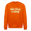 Mehr Jlitzer im Alltag! - Unisex Bio Sweatshirt - Tieforange