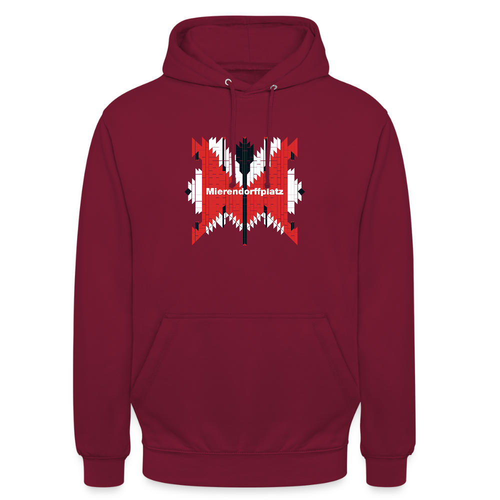 Mierendorffplatz - Unisex Hoodie - Bordeaux