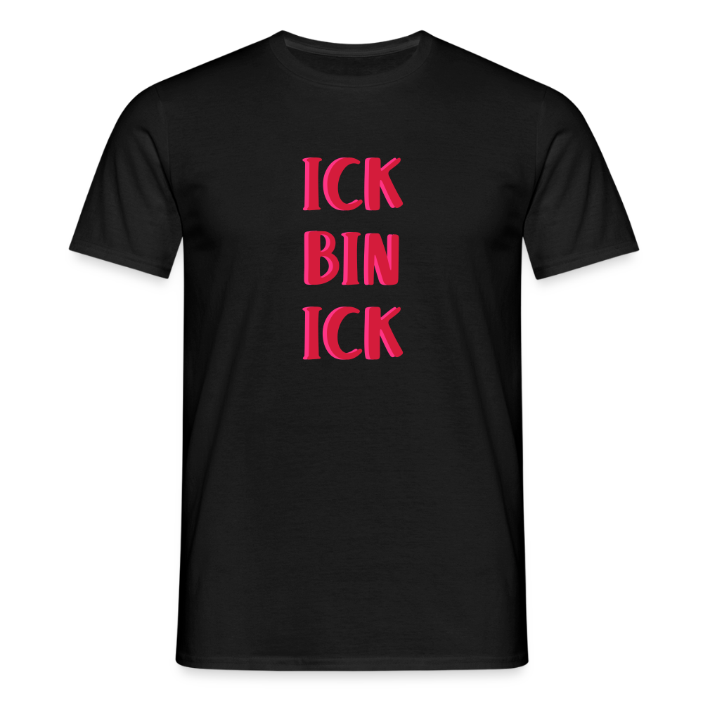 Ick bin Ick! - Männer Premium T-Shirt - Schwarz